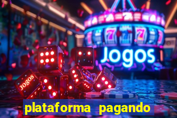 plataforma pagando no cadastro slots